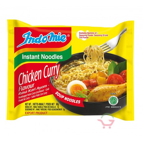 Instant Noodles Chicken Curry Flavor 80g