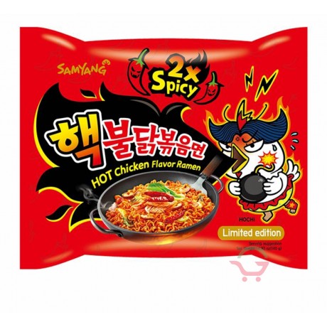 Buldak Hot Chicken Flavor Ramen 2x Spicy 140g
