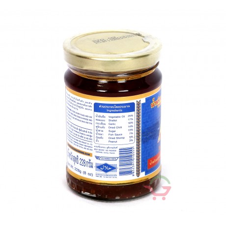 Chillipaste in oel mit crevetten 228g