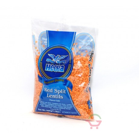Gespaltene rote linsen 500g