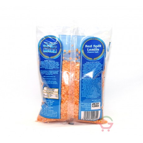Gespaltene rote linsen 500g