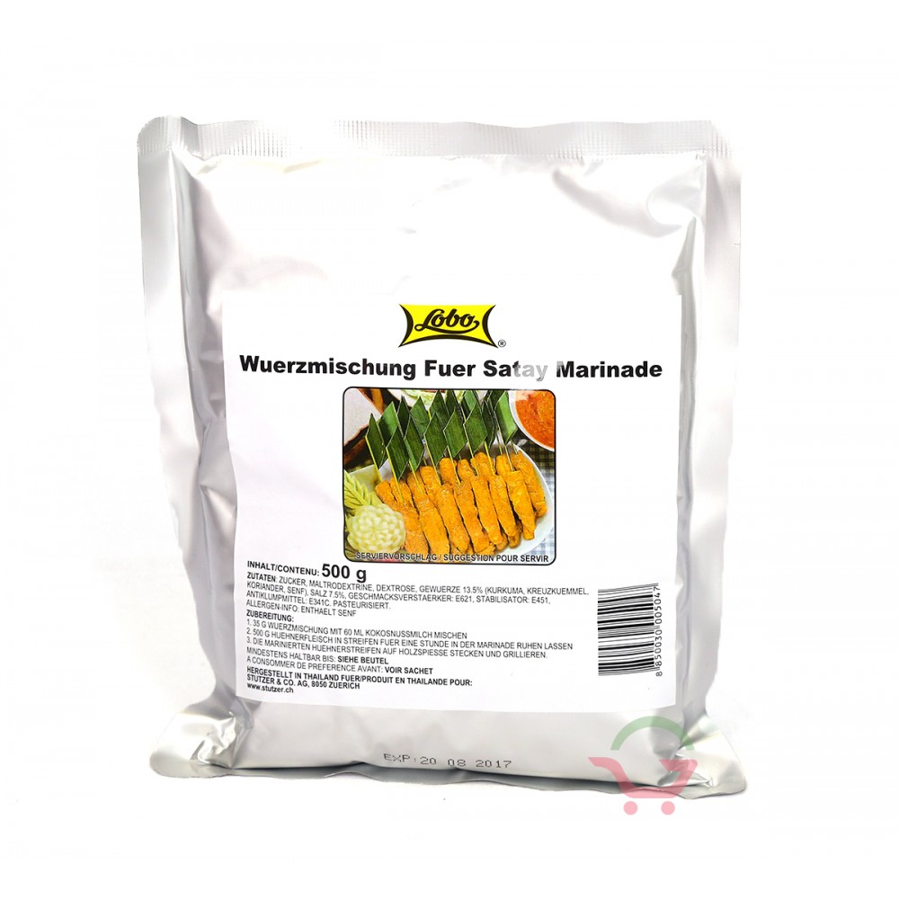 Wuerzmischung für Satay Marinade 500g