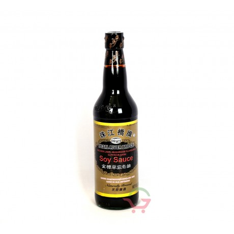 Pearl River Bridge Champignon Superior-Dunkle Sojasauce 600ml