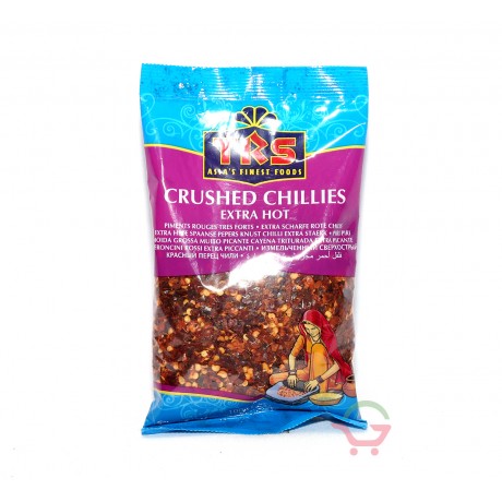 Extra scharfe rote Chilis (zerkleinert) 100g