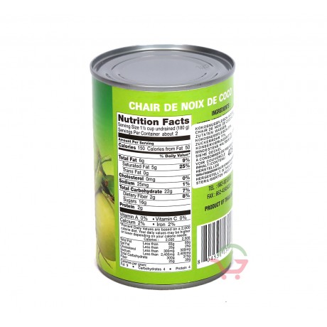 Chair de noix de coco au sirop 425g